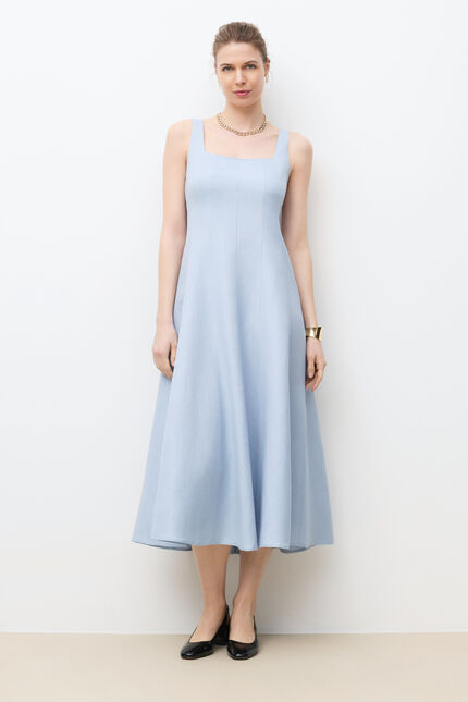 Robe Rachelle bleu clair femme