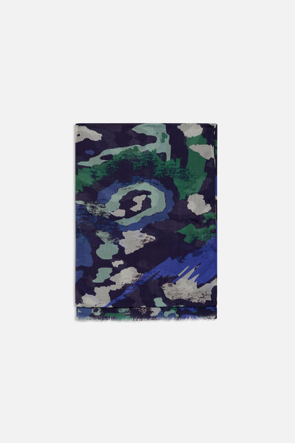 Foulard Leyline bleu marine femme