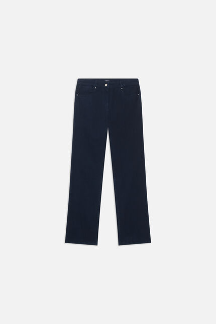 Pantalon Pcomolong bleu marine femme