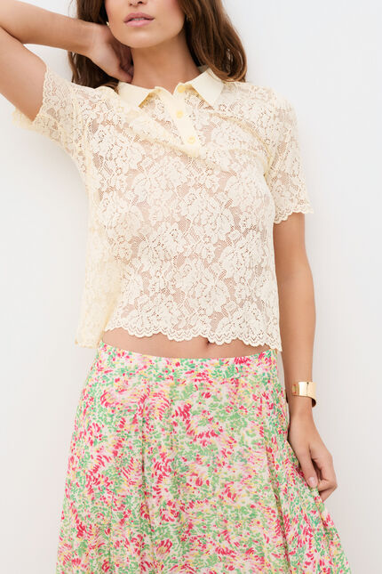 Jupe Jacinthe vert pomme femme