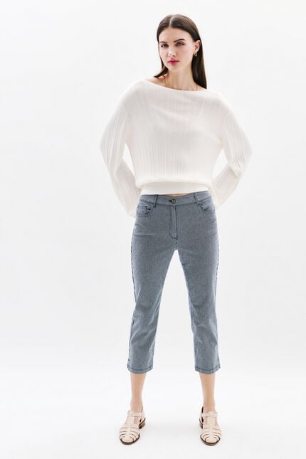 Pantal&oacute;n Passonata azul marino mujer