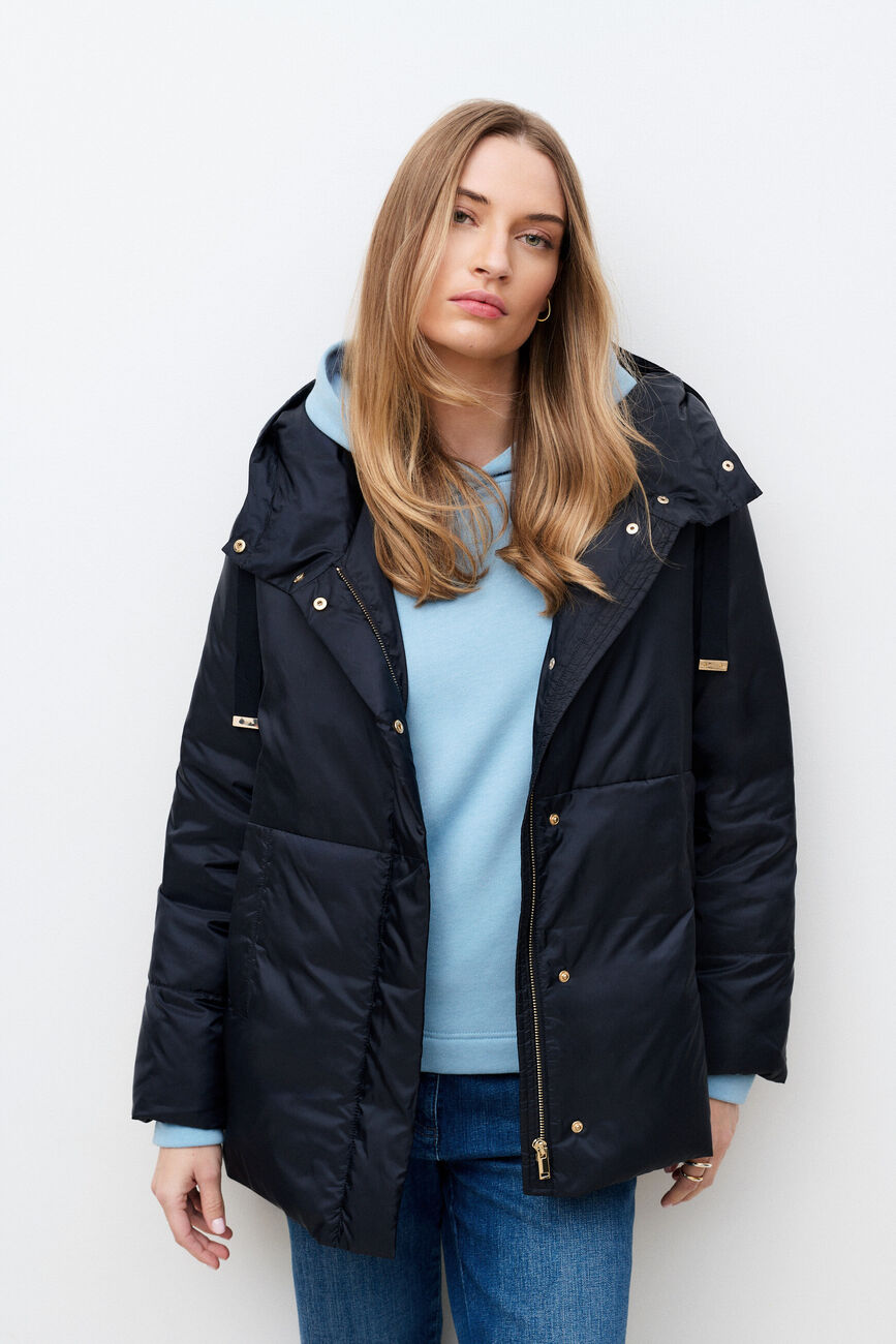 Cappotto Galixe blu navy donna