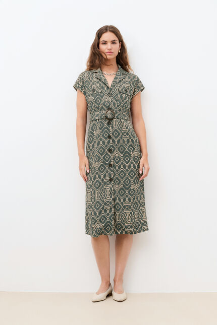 Robe Riva2 vert kaki femme