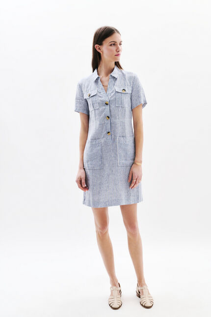 Robe laure1 denim stone femme