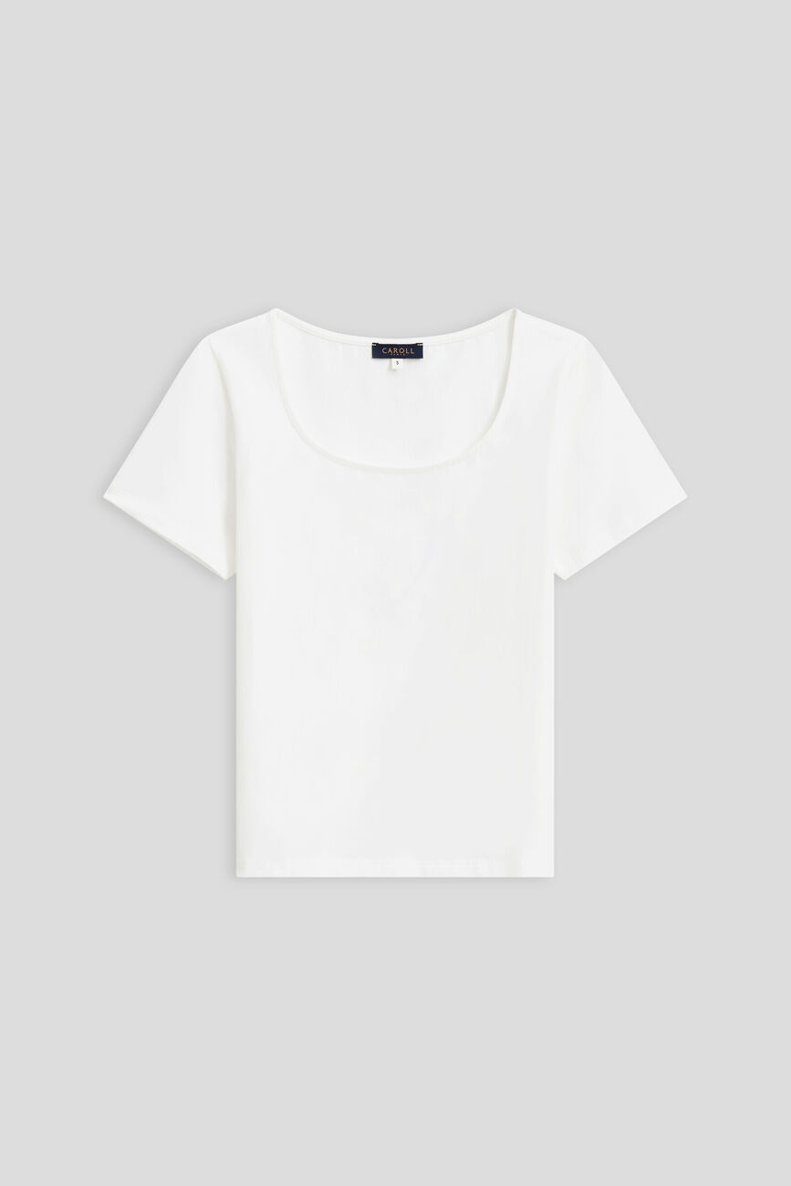 T-shirt Tvania ecru femme
