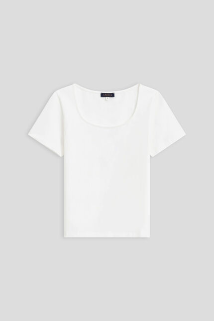 T-shirt Tvania ecru femme