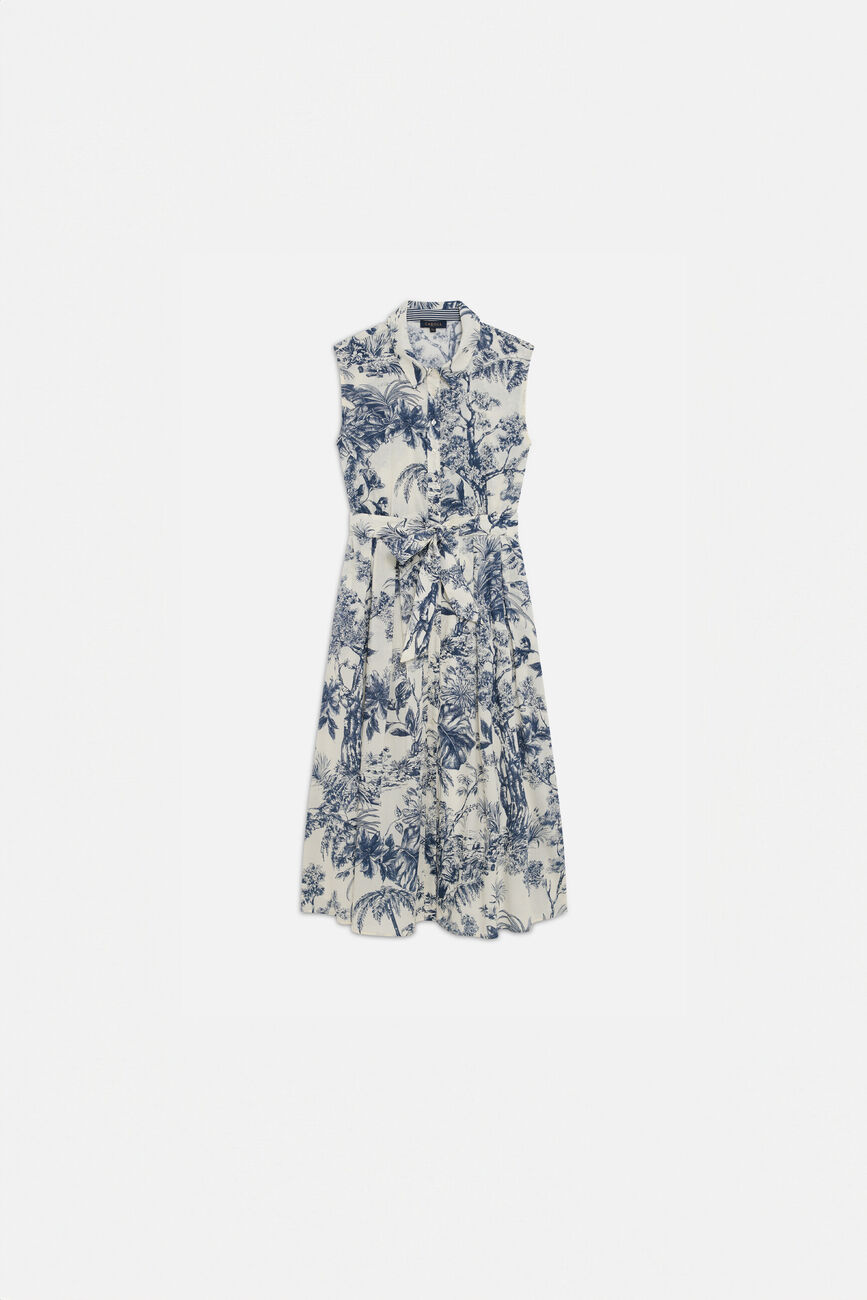 Jurk rbetty marineblauw vrouw