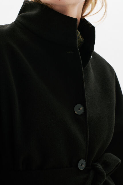Poncho Hacaro noir femme