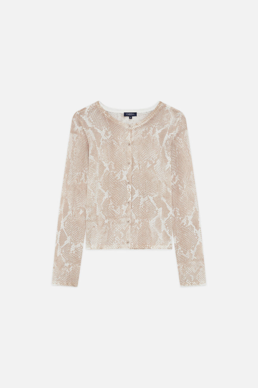 Cardigan Mstacy beige woman