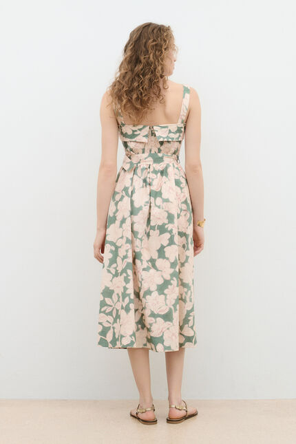 Robe Rlydia vert femme