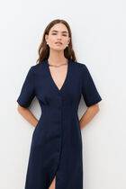 Rosaria dress navy blue woman