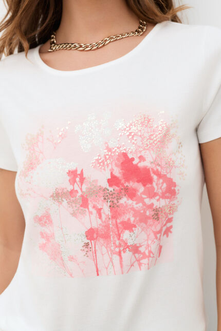 T-shirt Toutes &agrave; l'&eacute;cole Taxime Gypso rose clair femme