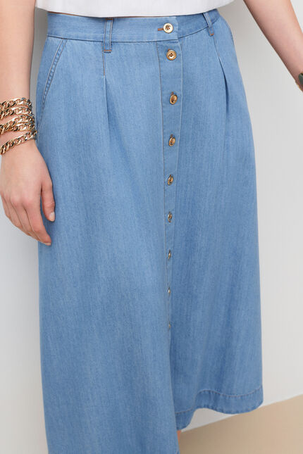 Jupe Jaloma denim baby bleu femme
