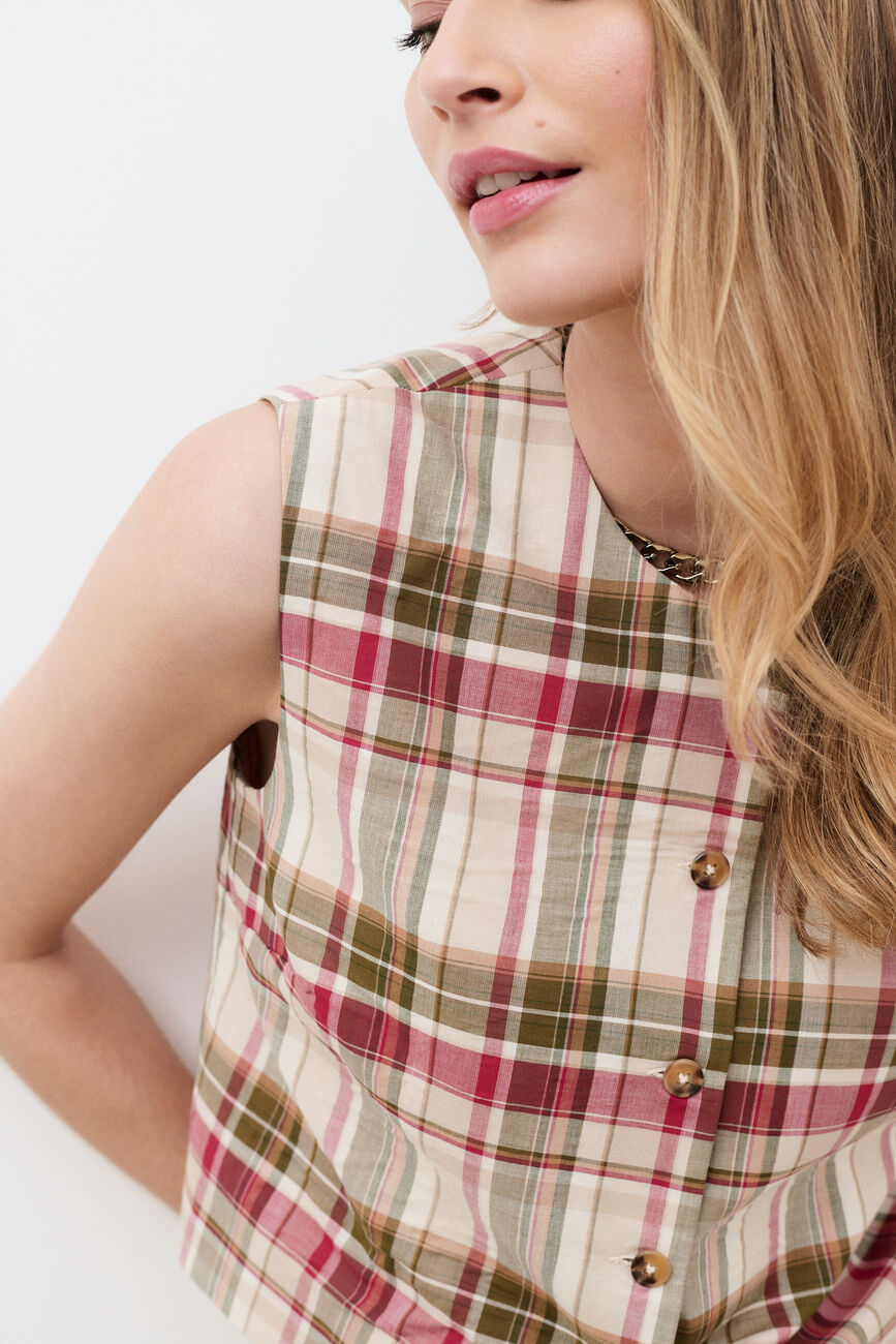Camicia Cnoemie verde cachi donna