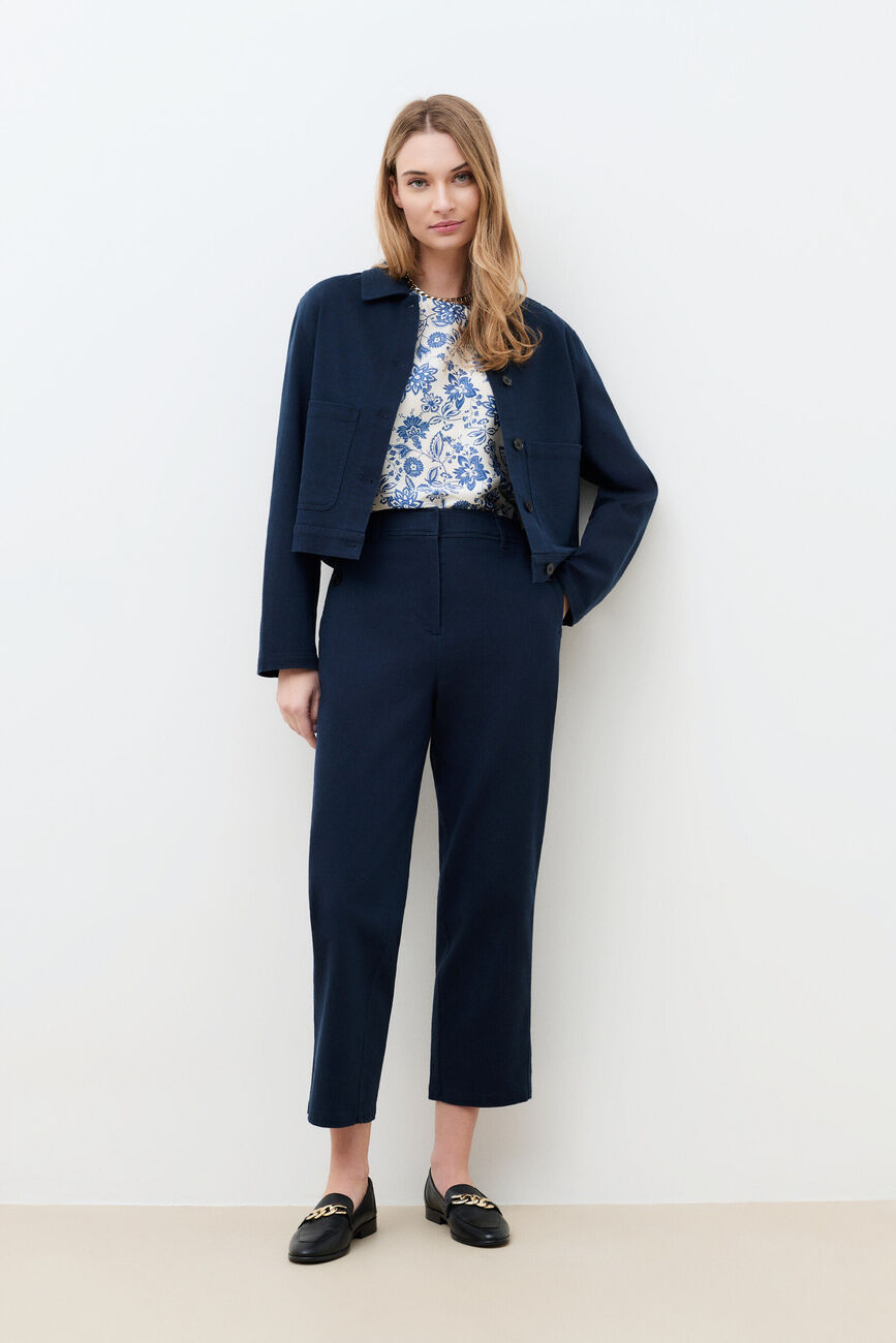 Giubbotto Vignetta blu navy donna