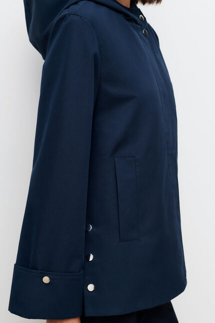 Manteau Gelsomino bleu marine femme