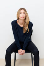 Mvaleria sweater navy blue woman