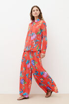 Trousers Patrice Fleurie bright red woman
