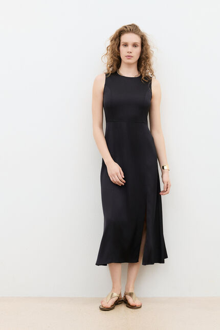 Robe Rlea marron fonc&eacute; femme