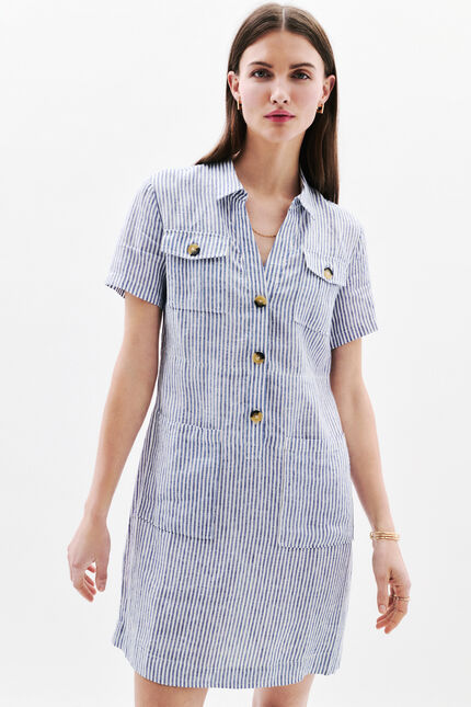 Robe laure1 denim stone femme