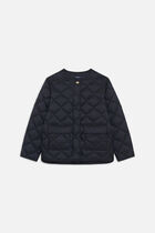 Ganache coat navy blue woman