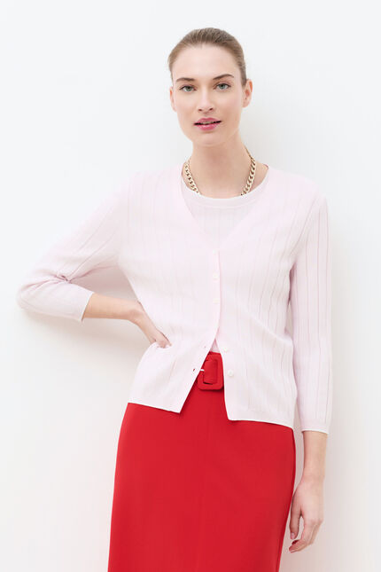 Gilet Charly rose clair femme