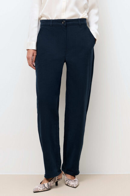 Pantalon Polaire bleu marine femme