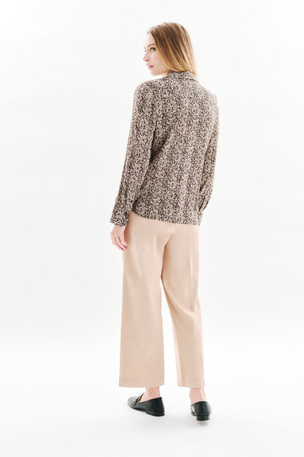 Camicia Cleony beige scuro donna