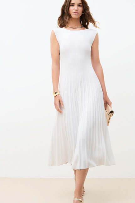 Robe Rdana ecru femme