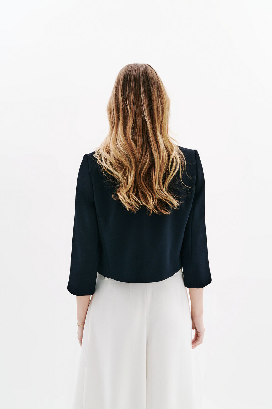 Veste vangela bleu marine femme