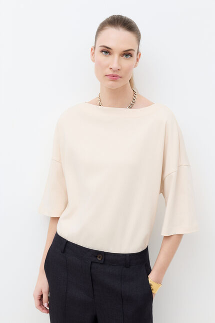 T-shirt Tcosi creme femme