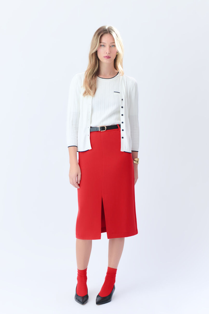 Jbonheur skirt red woman
