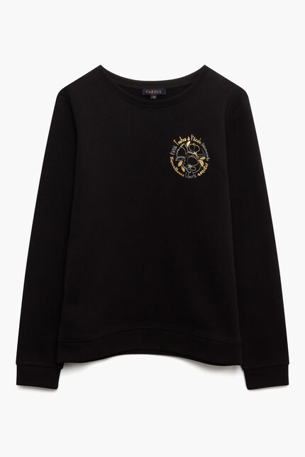 Sweat Jasmin noir femme