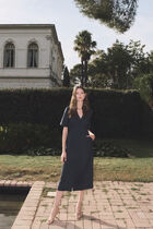 Rosaria dress navy blue woman