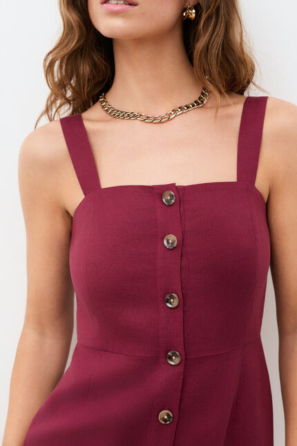 Robe Reve bordeaux femme