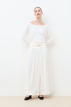 Pinceau trousers ecru woman