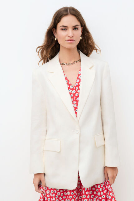 Veste Vesuve1 blanc femme