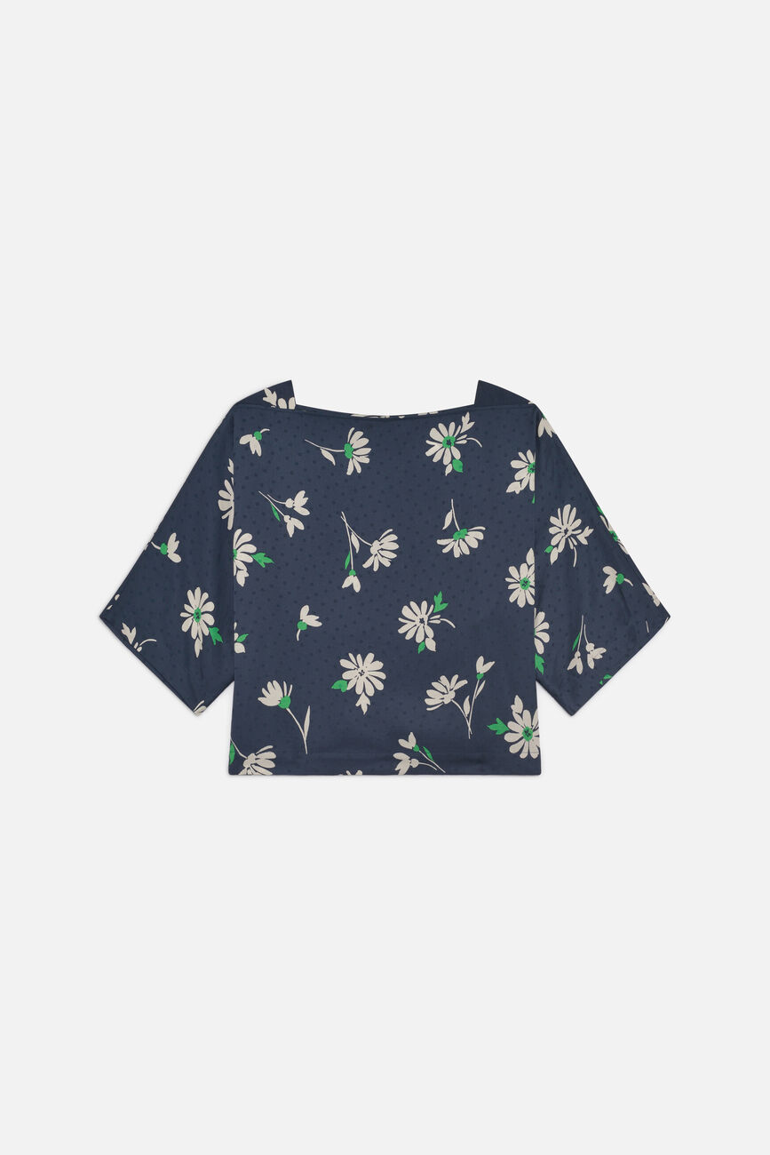 Camicia Cscarf blu navy donna