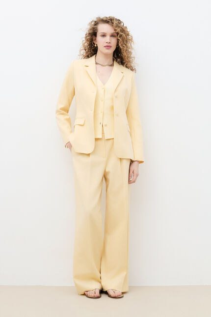 Veste Vmarco jaune pastel femme