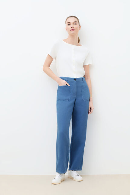 Pantalon Pygmalion2 bleu fonc&eacute; femme