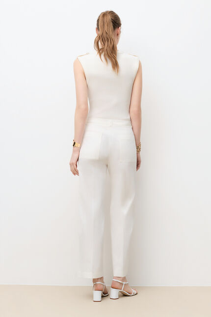 Pantalon Pepino beige femme