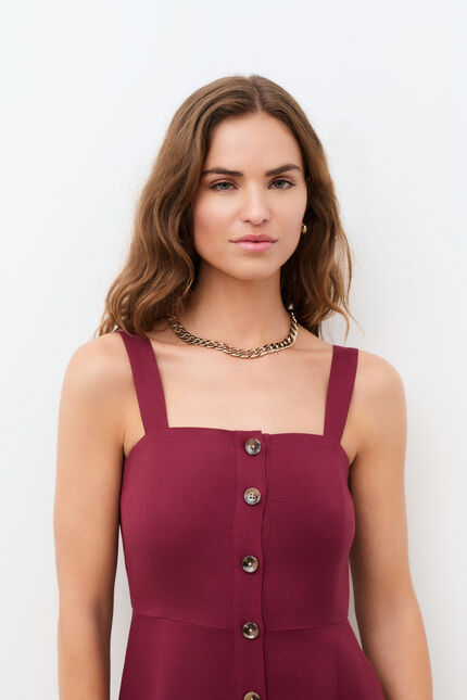 Robe Reve bordeaux femme