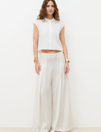 Pantalon Partage ecru femme