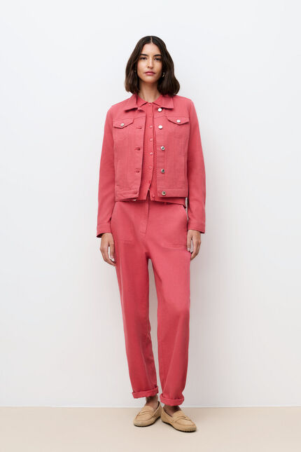 Veste Vholiday2 rose framboise femme