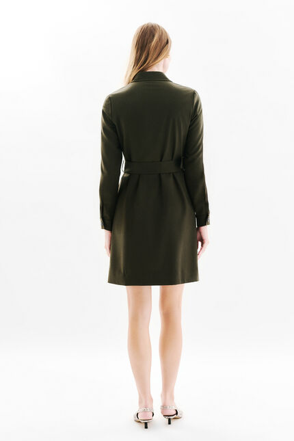Robe Rlilou vert kaki femme