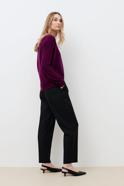 Pantalon Polygone noir femme