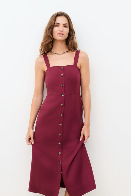 Robe Reve bordeaux femme