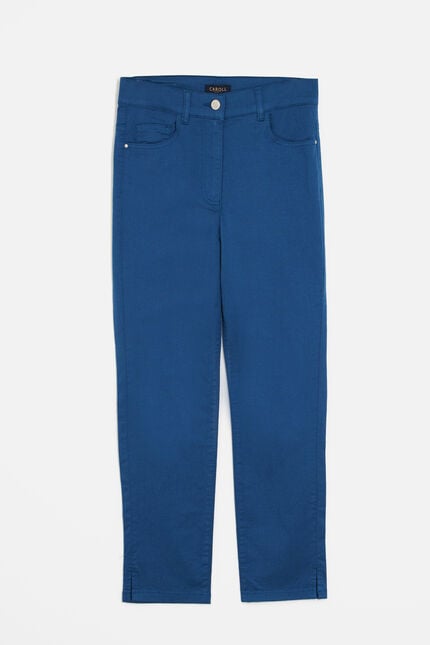 Pantal&oacute;n pirata mason denim piedra mujer