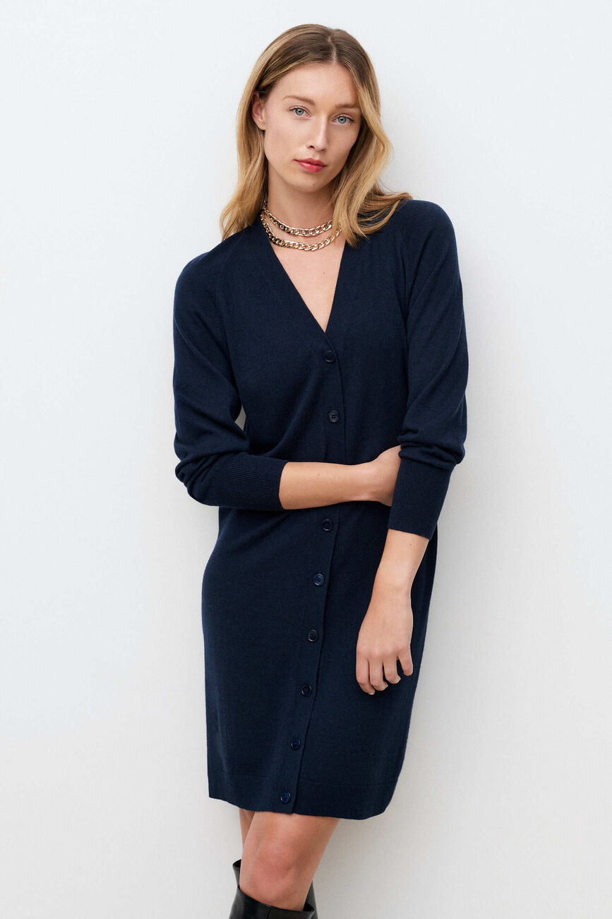 Kleid Rmolly marineblau damen