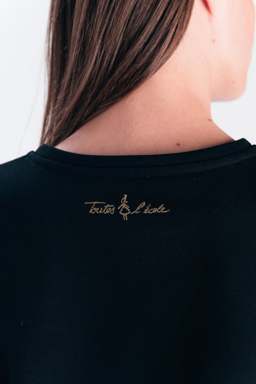 Sweat Jasmin noir femme